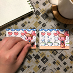 うさぎさんカフェのぺりぺりメモ帳
