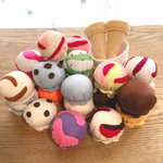 【受注製作♡送料込み】フェルト おままごと   アイスクリーム♡