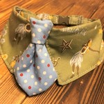 犬・猫首輪　約32～34・5　cocoちゃんネクタイチョーカー　南国・アロハ・ハワイ・リゾート　