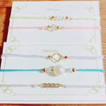 ♡パステルカラーミサンガ ブレスレット♡アンクレット