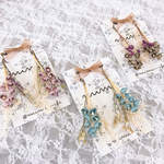 ドライフラワーピアス／イアリング