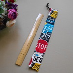 　３０㎝竹ものさし入れ巾着　♪標識♪