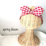 ギンガムチェック♡リボンヘアバンド
