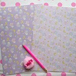 【期間限定B級品⑤】15枚入☆おやすみひつじ ラッピングペーパー