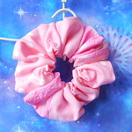 【夏✳︎限定発売】空飛ぶミント シュシュ 浴衣ピンク