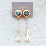 【chimie vintage collection-01 】フランスヴィンテージボタンのイヤリング・ピアス