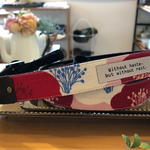 matkalippu梅の花・カメラストラップ（薄紅）