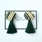 【SALE】ラタンカボションピアスorイヤリング【B】