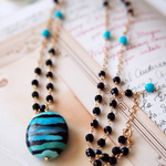 14KGF turquoise SLEEPING BEAUTY [nc398] 