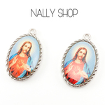 【2個】Jesus Medal Charm