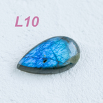 L10. マダガスカル産ラブラドライトルース  ジュエルブルー