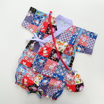 昭和レトロ～甚平3点セット☆100センチ 