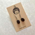 ゆらゆら コーヒー 豆 ピアス