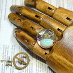 steampunk medium movement ring/スチームパンクな歯車の指輪