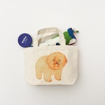 おさんぽミニバッグ（こちらをじっと見る犬くん）☆