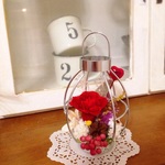 Flower Lamp♡mother’s day!♡red