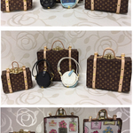 【お急ぎ AAA様専用】モノグラムリボンのミニチュアのトランク