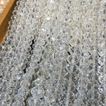 クリスタル ボタンカット 6*8mm  連売り  ブレスレット2本分