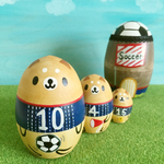サッカーマトリョーシカ＊柴犬ジャパン！