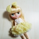 ミディブライス☆アウトフィット☆フリルワンピ☆パステルイエロー