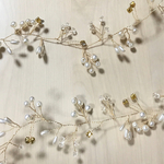 GOLD WIRE PEARL CRYSTAL BIJOU WIRE PARTS