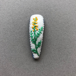 刺繍のピン  ミモザ
