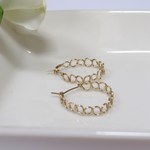 14kgf　Chain　リング　フープピアス　