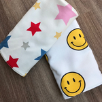 再販1  カラフルスター×スマイリー よだれカバー