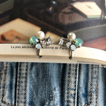 パール＆スワロの大人デートなビジューピアス&イヤリング♡