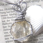 シトリンHeartペンダント☆silver