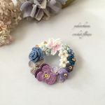 リースブローチ～寄せ花