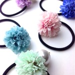 hair elastic♡ping pong mum♡deep blue