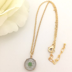 Vintageクローバーとホースシューのネックレス