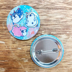 缶バッチ　うみうしもこぺん
