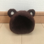 再販！ハムスターの寝床【ハムスターだってクマ】ダークブラウン