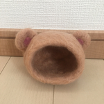 再販！ハムスターの寝床【ハムスターだってクマ】ベージュ