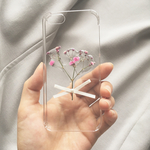 【全2色】かすみ草 iPhoneケース