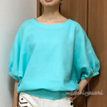 限定！スカイブルーのモモンガブラウス