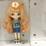 サマーブルーデニムスカート＆アクアマリンTシャツセット
