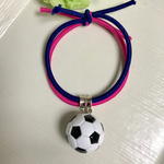 サッカーボールヘアゴム