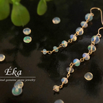 【再販】14kgf*プレシャスオパール*ステーションピアス／イヤリング