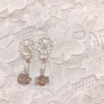 クリスタル花の雫♡ゴールド♡ピアス/イヤリング