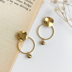 simple classical gold ピアス／イヤリング