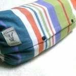 送料無料☆エルゴカバー☆ストライプ☆colorfulorange⑰