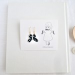 「夜の森」ー靴下の形のピアス・イヤリングー