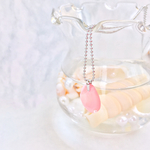ナチュラル 桜貝とパールのネックレス