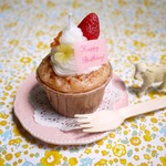カップケーキのバースデーキャンドル