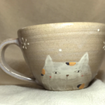 ねこのたっぷりスープカップ　 2018