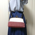 親子がまぐちショルダーポシェット【いちご】