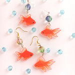 再販・金魚(琉金)イヤリング